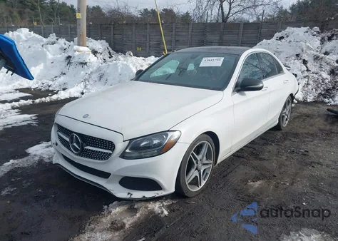 2016 Mercedes-Benz C 300 4Matic from USA, damaged, VIN 55SWF4KB4GU112289